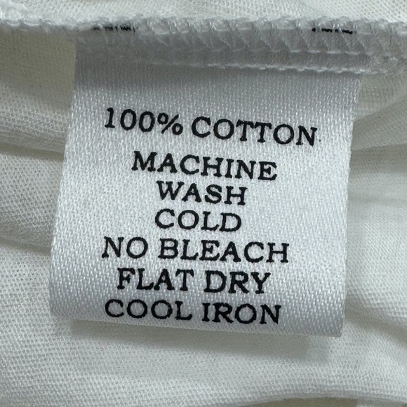 ORGANIC BY JOHN PATRICK WHITE COTTON ON OR OFF THE SHOULDER TUNIC DRESS - Picture 12 of 12